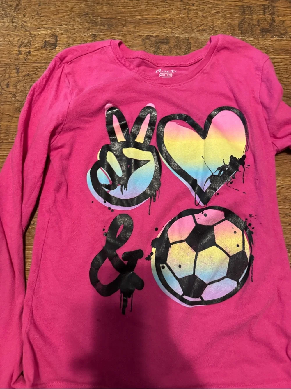 Girls the children’s place size 7/8 long sleeve tees NEW